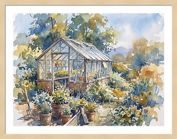 Glass Greenhouse Serenity