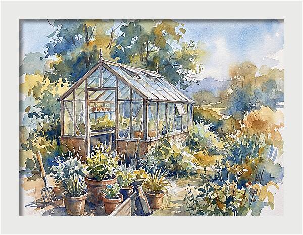Glass Greenhouse Serenity