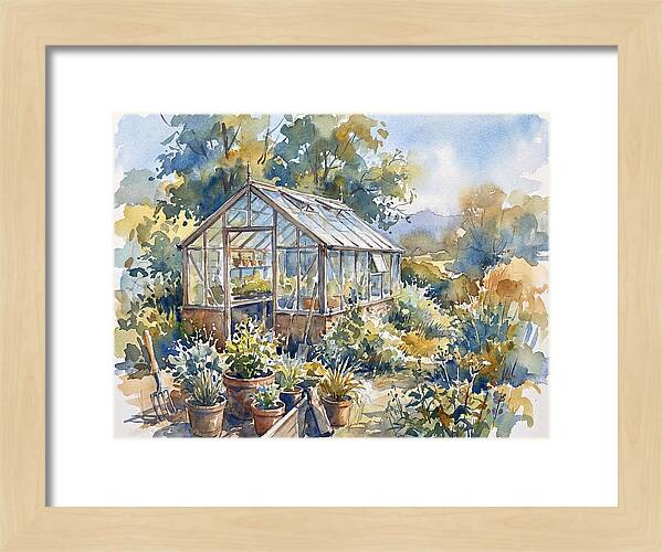 Glass Greenhouse Serenity