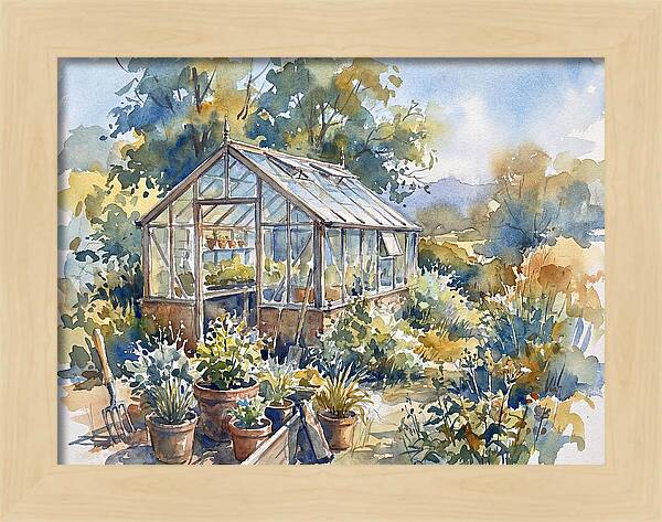 Glass Greenhouse Serenity