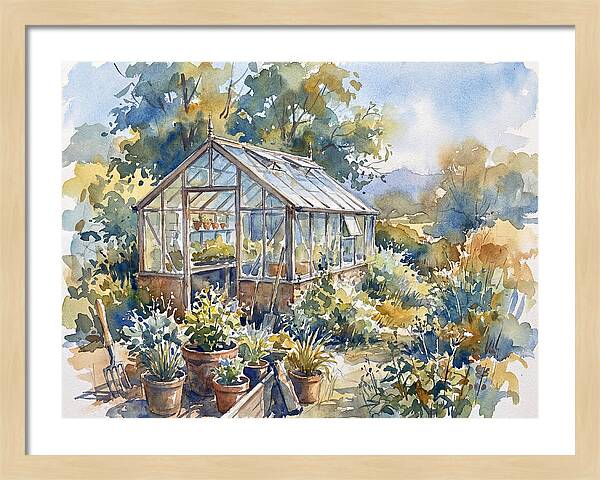 Glass Greenhouse Serenity
