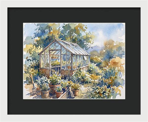 Glass Greenhouse Serenity