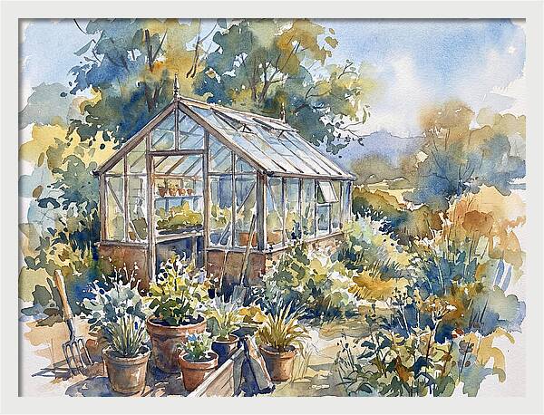 Glass Greenhouse Serenity