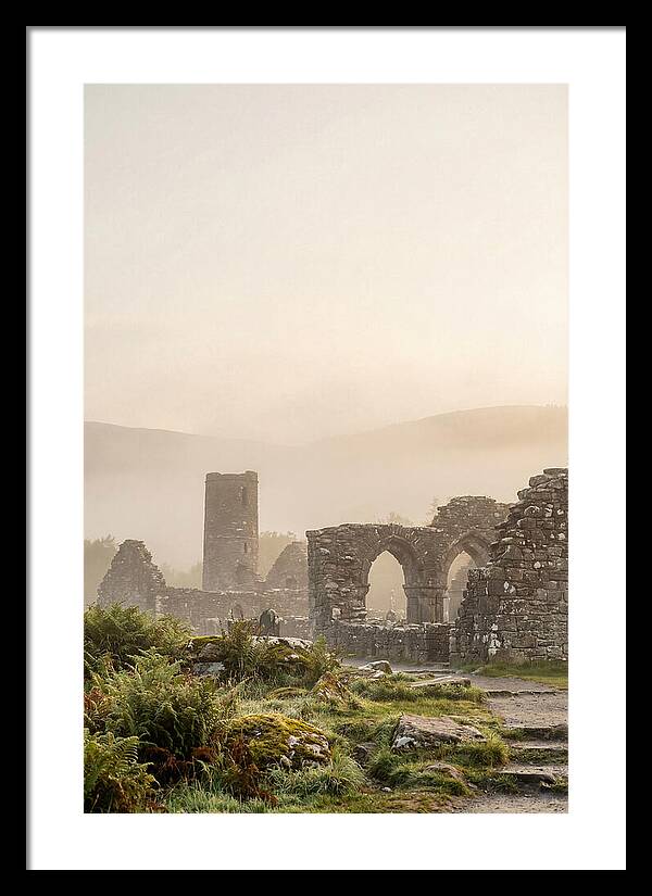 Glendalough Monastic Ruins At Dawn