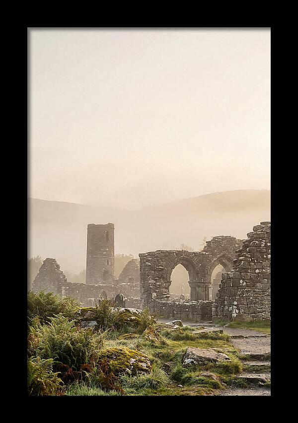 Glendalough Monastic Ruins At Dawn