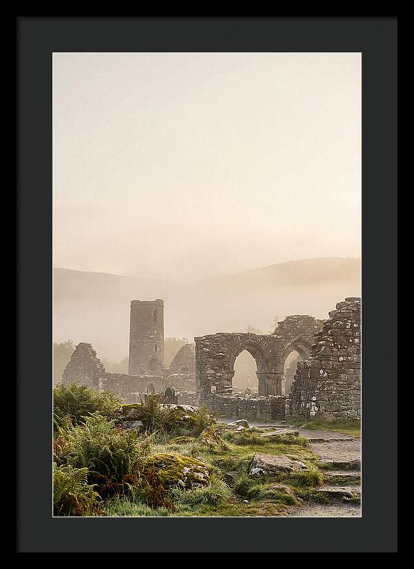 Glendalough Monastic Ruins At Dawn