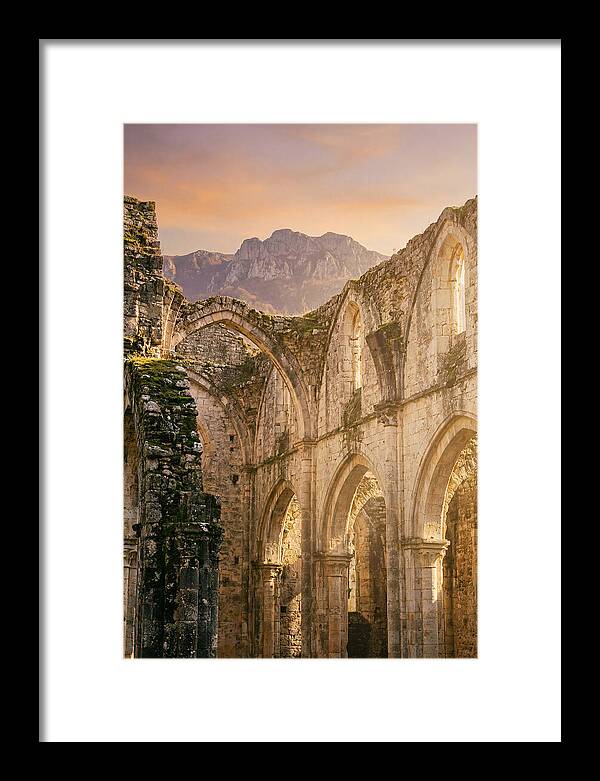 Glendalough Ruins At Dusk