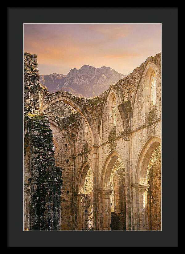 Glendalough Ruins At Dusk