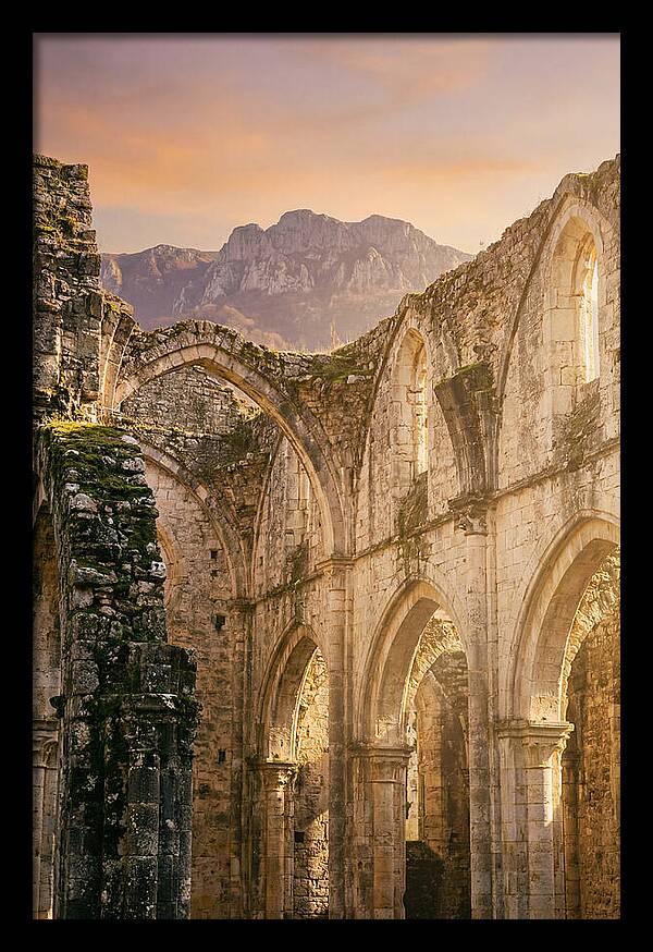 Glendalough Ruins At Dusk