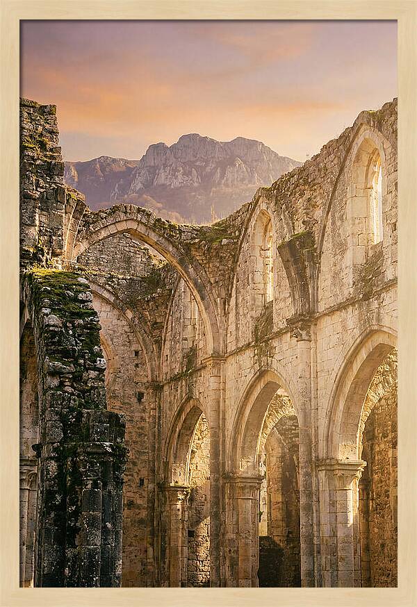 Glendalough Ruins At Dusk