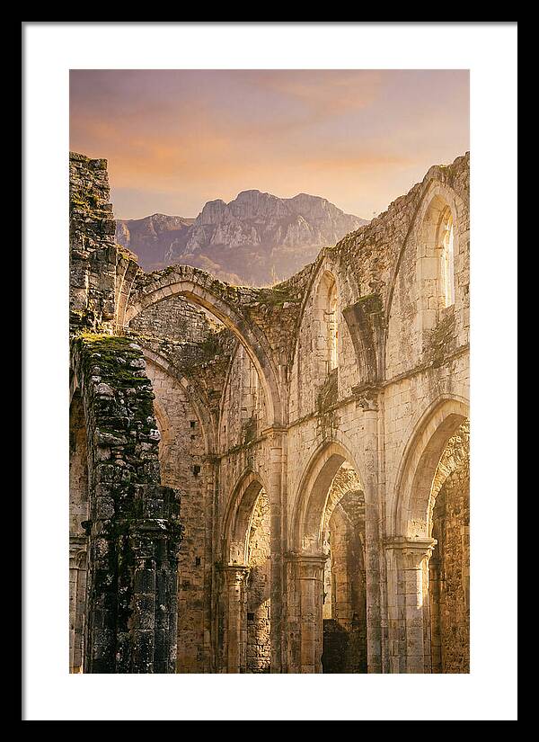 Glendalough Ruins At Dusk
