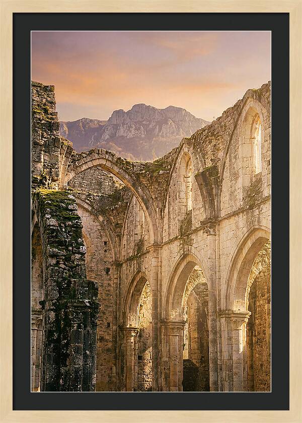 Glendalough Ruins At Dusk