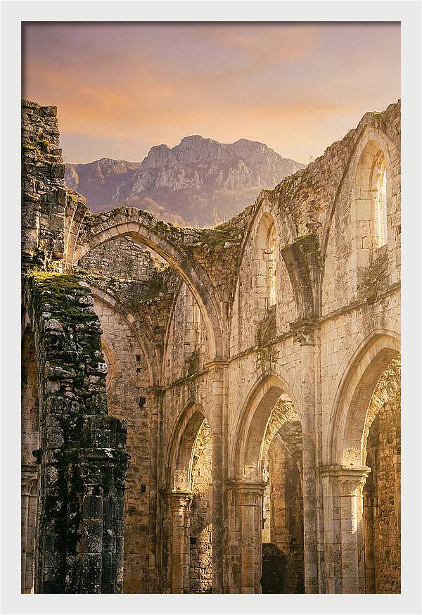 Glendalough Ruins At Dusk