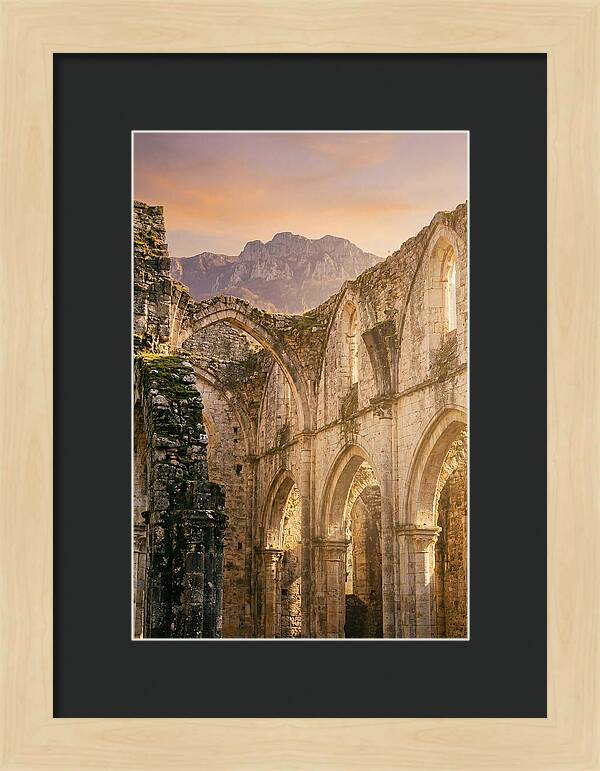Glendalough Ruins At Dusk
