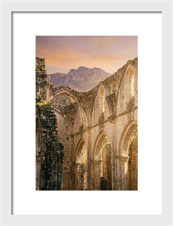 Glendalough Ruins At Dusk