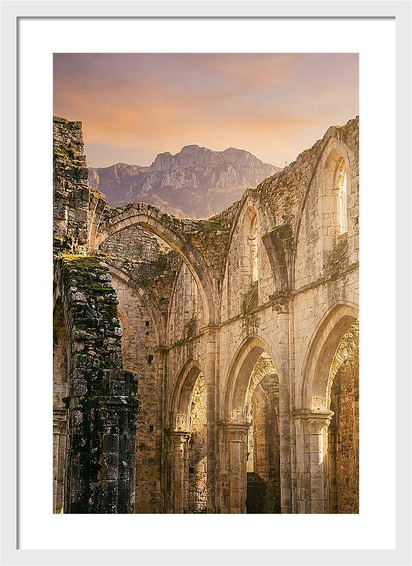Glendalough Ruins At Dusk