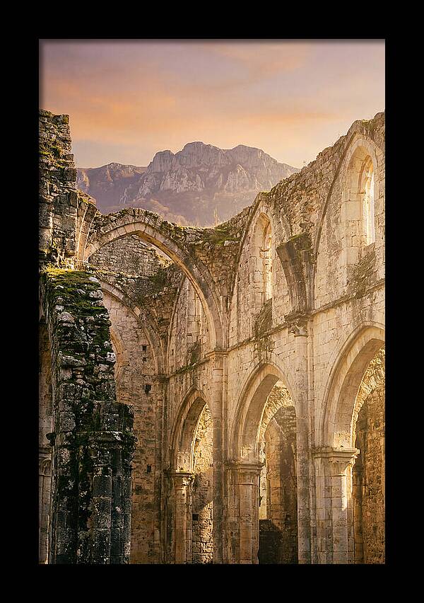 Glendalough Ruins At Dusk