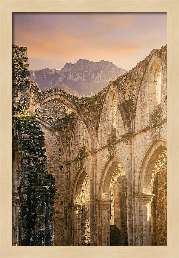 Glendalough Ruins At Dusk