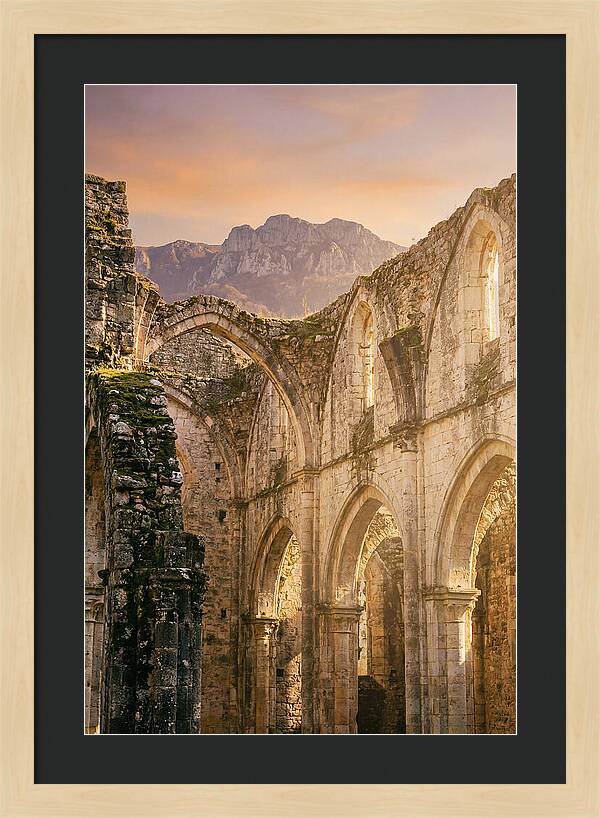Glendalough Ruins At Dusk