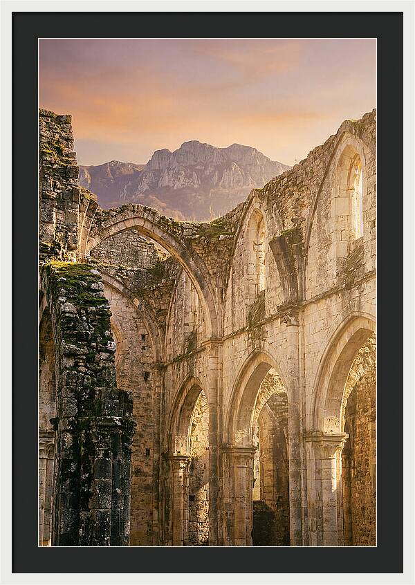 Glendalough Ruins At Dusk