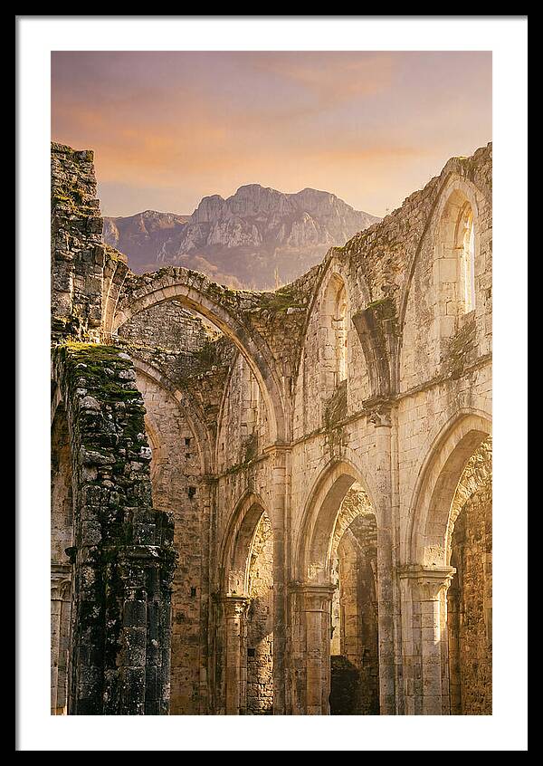 Glendalough Ruins At Dusk
