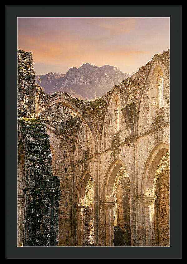 Glendalough Ruins At Dusk
