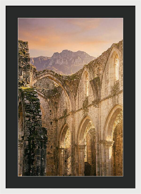 Glendalough Ruins At Dusk
