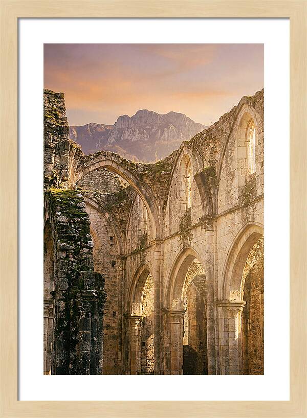 Glendalough Ruins At Dusk