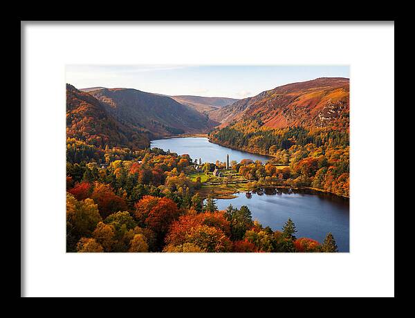 Glendalough Valley From Above