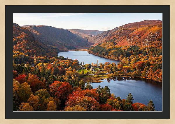 Glendalough Valley From Above