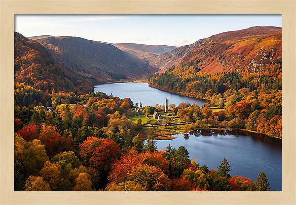 Glendalough Valley From Above