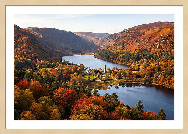 Glendalough Valley From Above