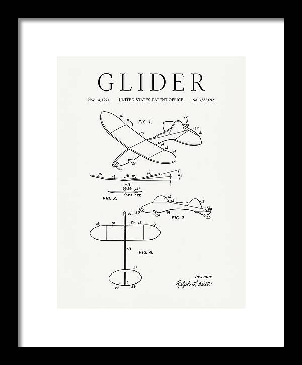 Glider Minimalist Patent Us3883092