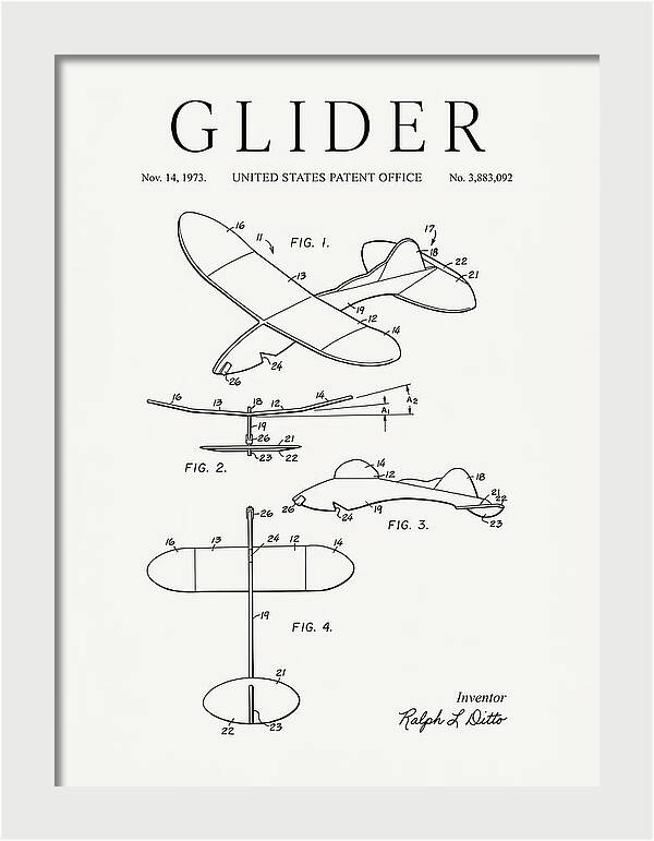Glider Minimalist Patent Us3883092