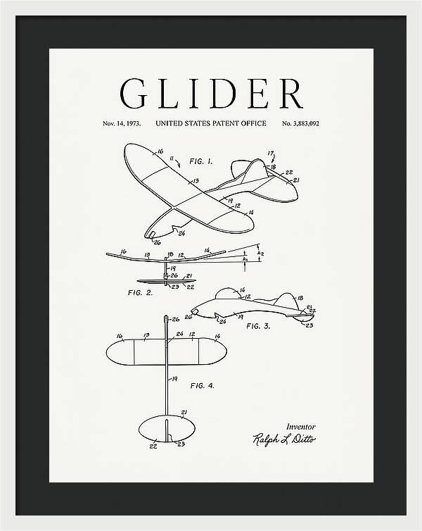 Glider Minimalist Patent Us3883092