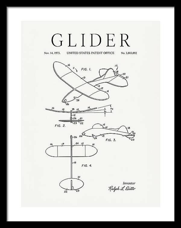 Glider Minimalist Patent Us3883092