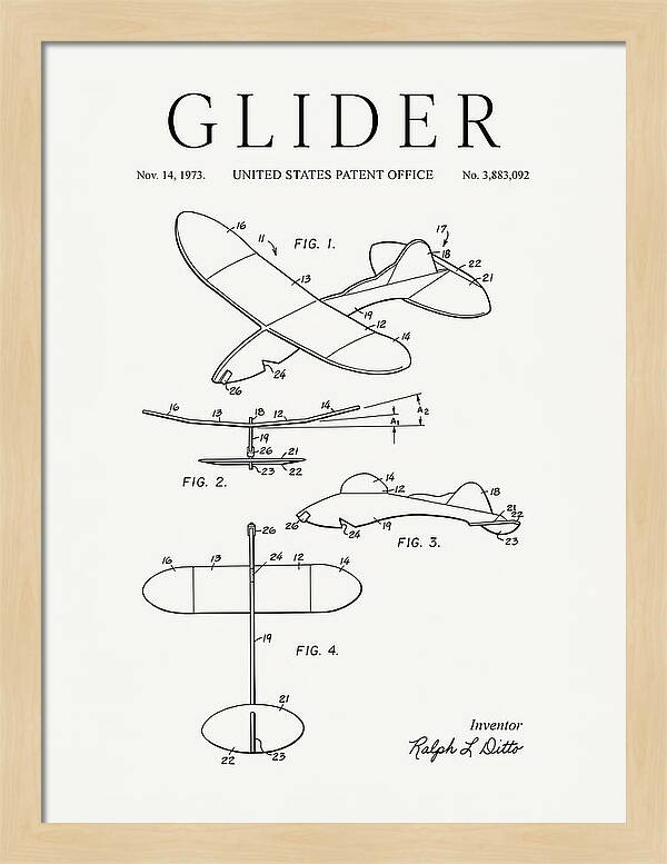 Glider Minimalist Patent Us3883092