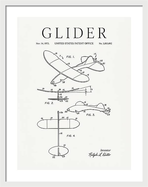 Glider Minimalist Patent Us3883092