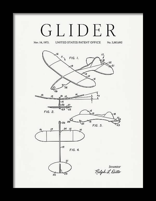Glider Minimalist Patent Us3883092