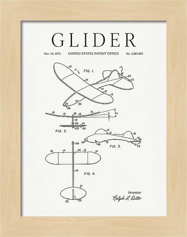 Glider Minimalist Patent Us3883092