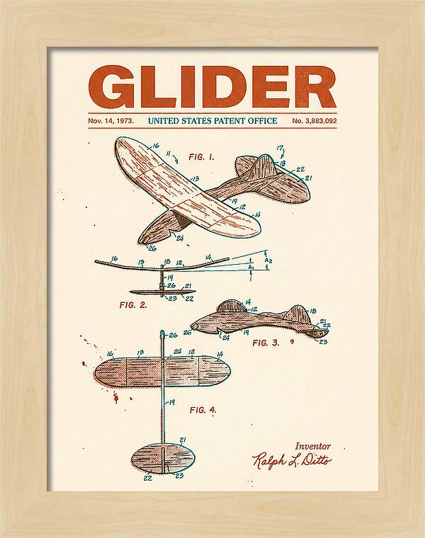 Glider Retro Patent Us3883092