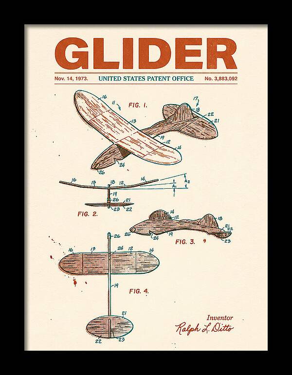 Glider Retro Patent Us3883092