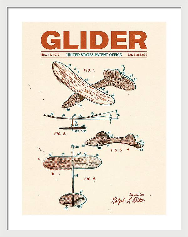 Glider Retro Patent Us3883092