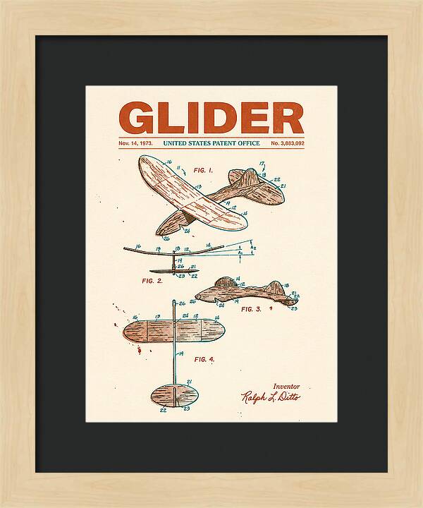 Glider Retro Patent Us3883092
