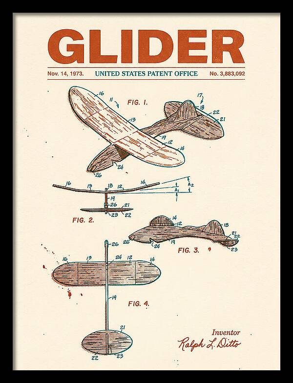 Glider Retro Patent Us3883092