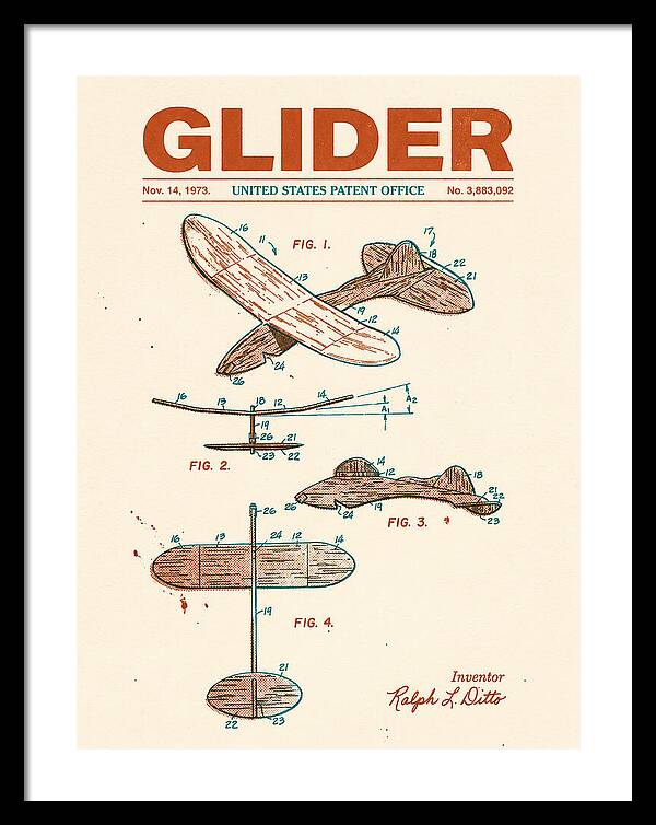 Glider Retro Patent Us3883092