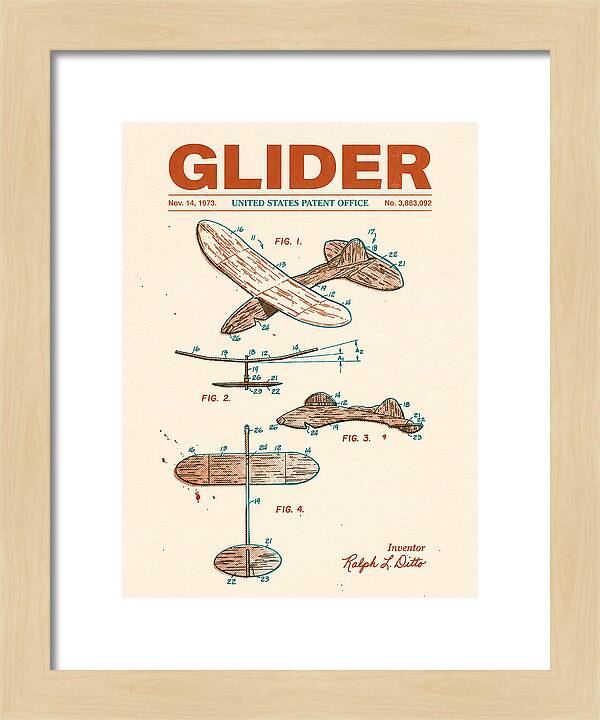 Glider Retro Patent Us3883092
