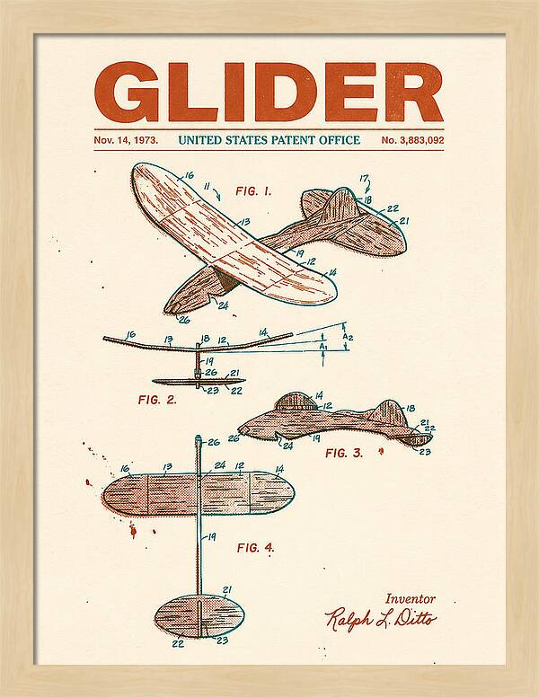 Glider Retro Patent Us3883092