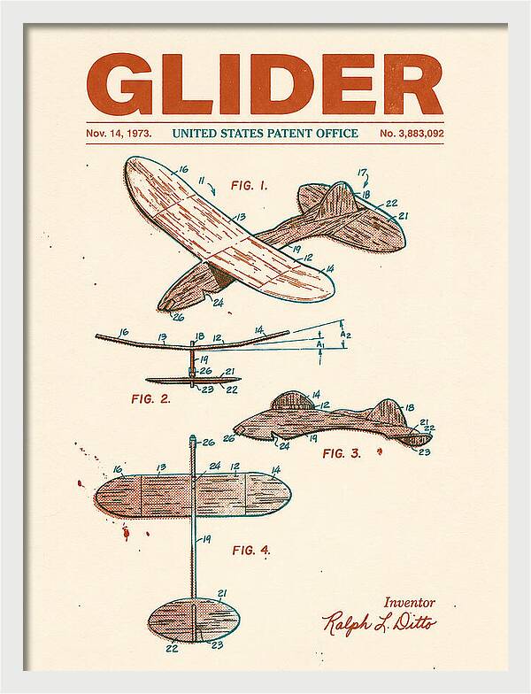Glider Retro Patent Us3883092