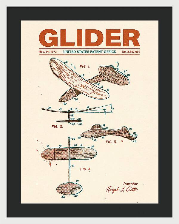 Glider Retro Patent Us3883092